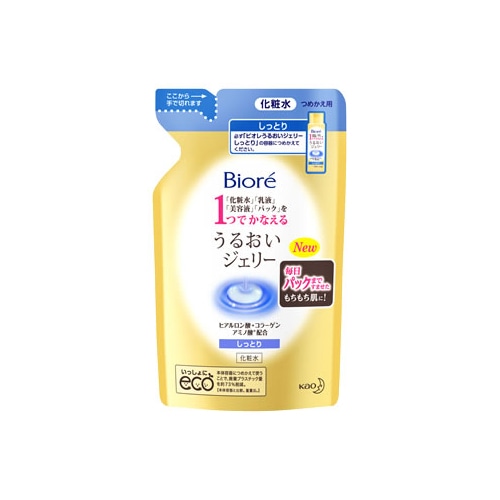 花王 ビオレ うるおいジェリー しっとり つめかえ用 (160mL) 詰め替え用 化粧水 美容液