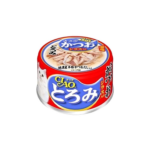 いなばペットフード CIAO チャオ とろみ ささみ・かつお シラス入り A-45 (80g) キャットフード ウェット 国産