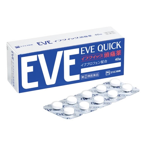【第(2)類医薬品】エスエス製薬 イブクイック頭痛薬 (40錠) 痛み止め 【セルフメディケーション税制対象商品】