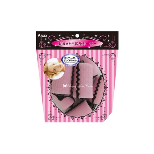ラッキートレンディ　朝起きたら変身カーラー　Mサイズ　017-580　(8個入)