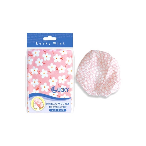 ラッキートレンディ シャワーキャップ 花柄 VP5512A (1枚入)