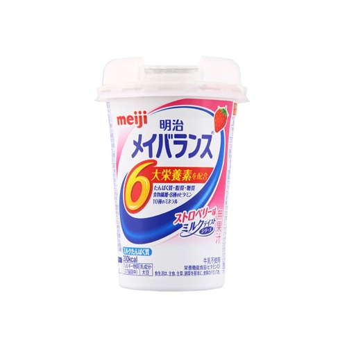 明治 メイバランス ミニカップ ストロベリー味 (125mL) Miniカップ 栄養機能食品　※軽減税率対象商品