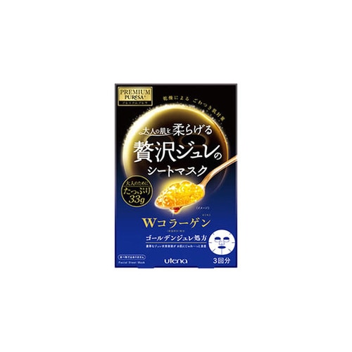 ウテナ プレミアムプレサ ゴールデンジュレマスク コラーゲン (3枚入) シートマスク