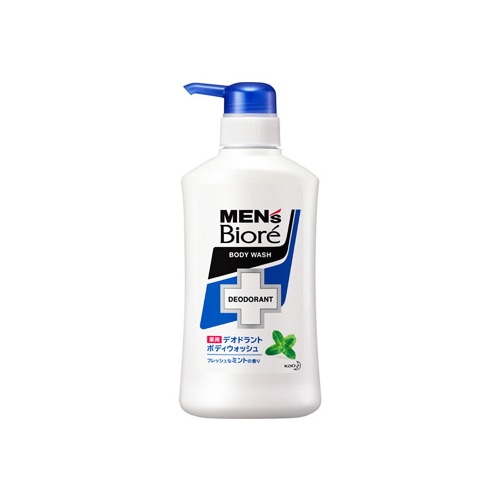花王 メンズビオレ 薬用デオドラントボディウォッシュ フレッシュなミントの香り 本体 (440mL) ボディソープ 【医薬部外品】