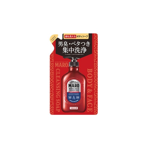 ストーリア MARO マーロ 全身用クレンジングソープ つめかえ用 (380mL) 詰め替え用 ボディソープ 洗顔料