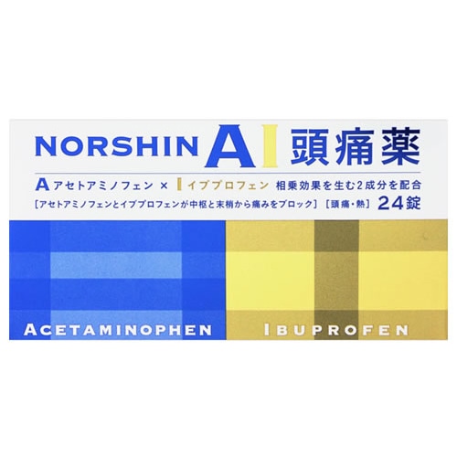 【第(2)類医薬品】アラクス ノーシンアイ頭痛薬 (24錠) 頭痛・熱に 【セルフメディケーション税制対象商品】