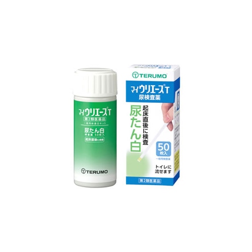 【第2類医薬品】テルモ マイウリエースT (50枚入) 尿検査薬 尿たん白