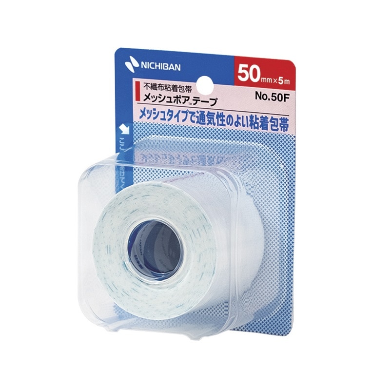 ニチバン メッシュポア テープ NO.50F 50mm×5m (1個) 粘着包帯