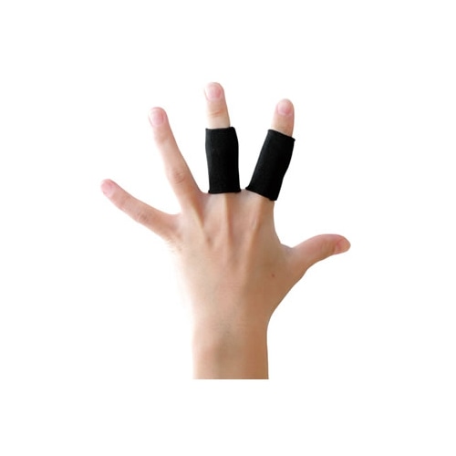D&M　指用サポーター　Mサイズ　ブラック　#106　(2個入)　サポーター