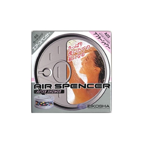 栄光社 エアースペンサー カートリッジ アフターシャワー (1個) 車用芳香消臭剤