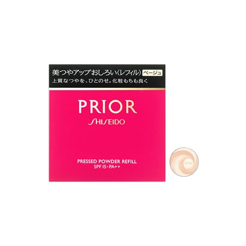 資生堂 プリオール 美つやアップ おしろい レフィル ベージュ SPF15 PA++ (9.5g)