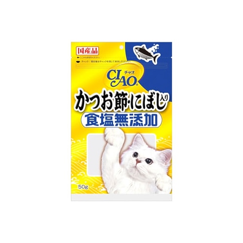 いなばペットフード　CIAO　チャオ　かつお節・にぼし入り　食塩無添加　(50g)