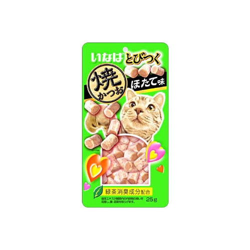 いなばペットフード とびつく 焼かつお ほたて味 (25g)