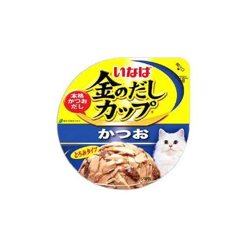 いなばペットフード　金のだし　カップ　かつお　(70g)