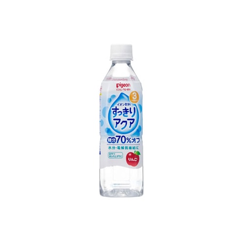 ピジョン ベビー飲料 イオン飲料 すっきりアクア りんご (500mL) 3ヶ月頃から ※軽減税率対象商品