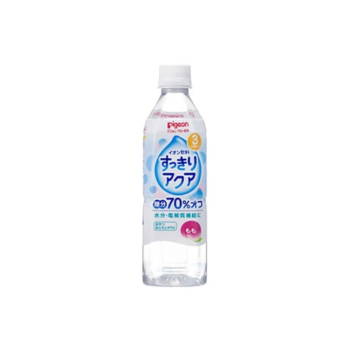ピジョン ベビー飲料 イオン飲料 すっきりアクア もも (500mL) 3ヶ月頃から ※軽減税率対象商品