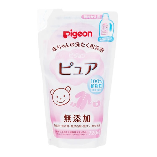 ピジョン 赤ちゃんの洗たく用洗剤 ピュア つめかえ用 (720mL) 詰め替え用