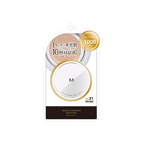 ミシャ MISSHA M クッションファンデーション モイスチャー No.21 明るい肌色 (15g)