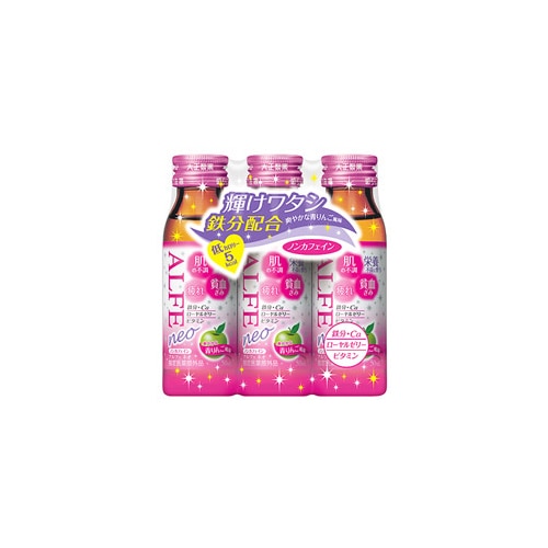 大正製薬　アルフェ　ネオ　(50mL×3本入)　ノンカフェイン　鉄分　Ca　ローヤルゼリー　【指定医薬部外品】