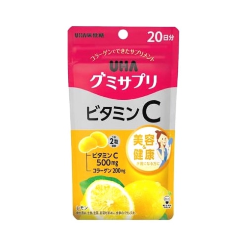 UHA味覚糖 グミサプリ 鉄＆葉酸 アサイーミックス味 20日分 (40