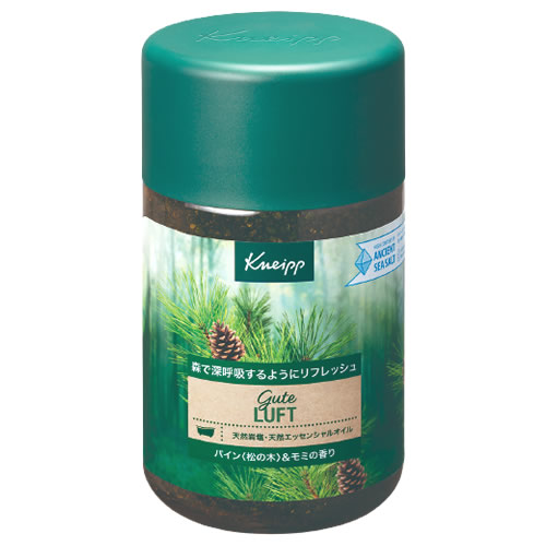 ドイツ製バスソルト KNEIPP クナイプ グーテルフト バスソルト パイン 松の木&モミの香り (850g) 入浴剤