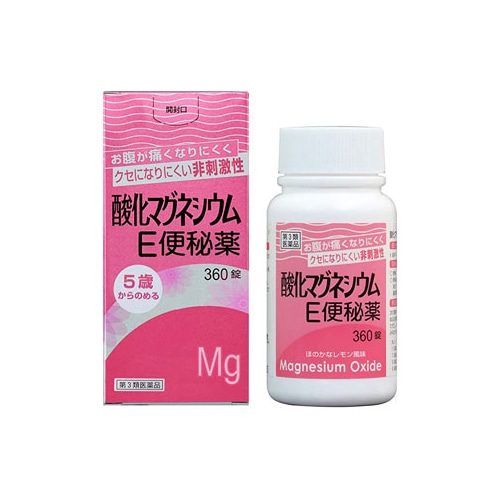 【第3類医薬品】健栄製薬 酸化マグネシウムE便秘薬 (360錠)