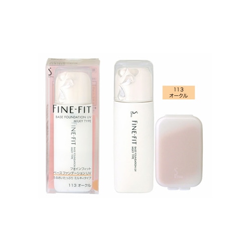 花王 ソフィーナ ファインフィット ベースファンデーションUV ミルキィタイプ 113 オークル SPF24 PA++ (25g) リキッドファンデーション