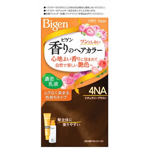 ホーユー ビゲン 香りのヘアカラー 乳液 4NA ナチュラリーブラウン (1個) 白髪染め 【医薬部外品】