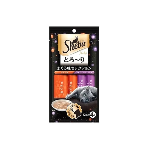 マースジャパン シーバ とろ~り メルティ まぐろ味セレクション (12g×4袋入) キャットフード おやつ