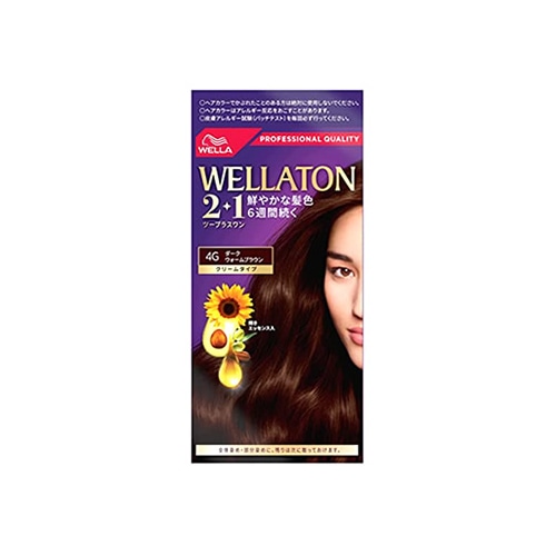 ウエラ ウエラトーン ツープラスワン 2+1 クリームタイプ 4G ダークウォームブラウン (1セット) 白髪染め 【医薬部外品】