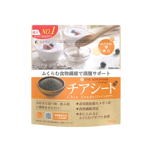 ファイン ファインスーパーフード＆エコロジー チアシード (300g) ダイエット食品 栄養機能食品 n-3系脂肪酸　※軽減税率対象商品