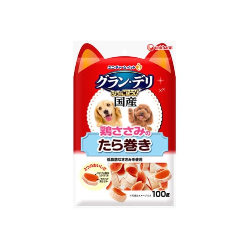 ユニチャーム グラン・デリ きょうのごほうび 鶏ささみのたら巻き (100g) 犬用おやつ ドッグフード グランデリ