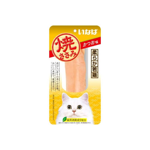 いなばペットフード　焼ささみ　かつお味　(1本)　キャットフード