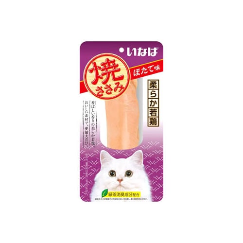 いなばペットフード　焼ささみ　ほたて味　(1本)　キャットフード