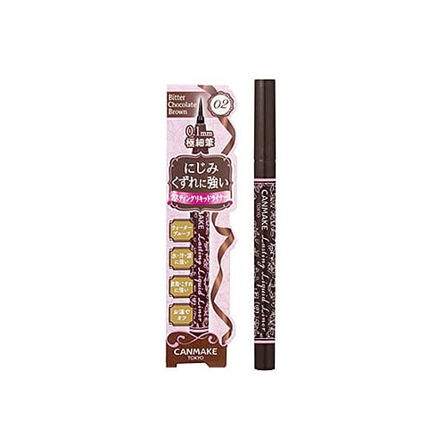 井田ラボラトリーズ　キャンメイク　ラスティングリキッドライナー　02　ビターチョコブラウン　(0.6mL)　リキッドアイライナー