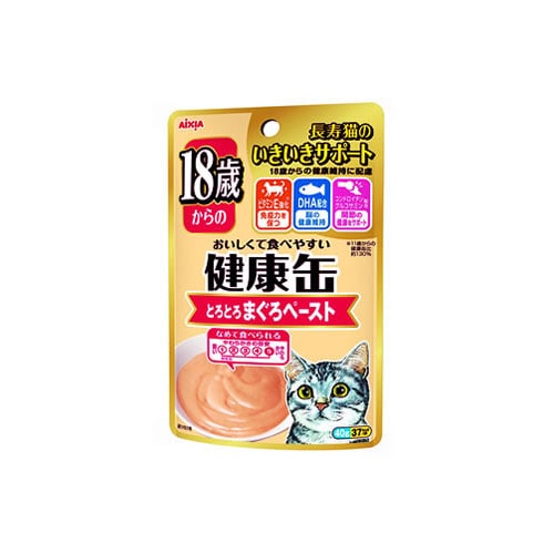 アイシア　18歳からの健康缶　パウチ　とろとろまぐろペースト　(40g)　健康缶　キャットフード