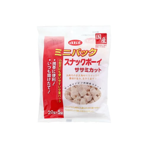 デビフ　ミニパック　スナックボーイ　ササミカット　(20g×5袋)　ドッグフード　スナック