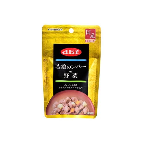 デビフ　若鶏のレバー&野菜　(100g)　ドッグフード　栄養補完食