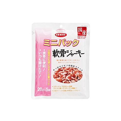 デビフ　ミニパック　軟骨ジャーキー　(20g×5袋)　ドッグフード　犬用おやつ　国産