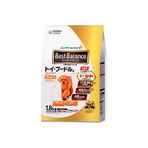ユニチャーム ベストバランス カリカリ仕立て トイ・プードル用 10歳以上用 (1.8kg) ドッグフード ドライ 総合栄養食