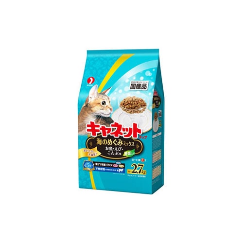 ペットライン キャネットチップ 海のめぐみミックス (2.7kg) キャットフード