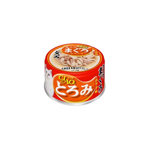 いなばペットフード CIAO チャオ とろみ ささみ・まぐろ ホタテ味 A-41 (80g) キャットフード 猫缶