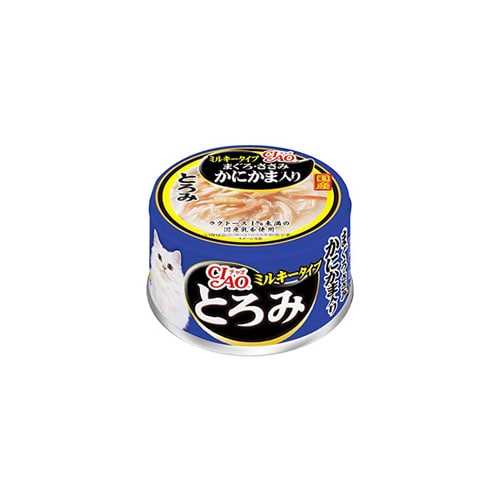 いなばペットフード CIAO チャオ とろみ ミルキータイプ まぐろ・ささみ かにかま入り A-112 (80g) キャットフード 猫缶