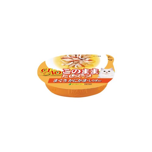 いなばペットフード CIAO チャオ カップ このままだしスープ まぐろ かにかま・しらす入り NC-52 (60g) キャットフード