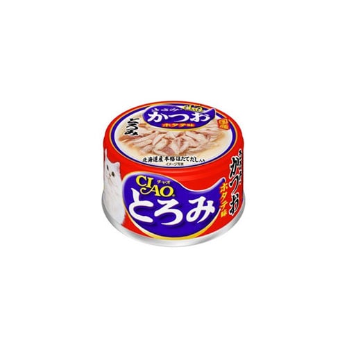 いなばペットフード　CIAO　チャオ　とろみ　ささみ・かつお　ホタテ味　A-44　(80g)　キャットフード　猫缶