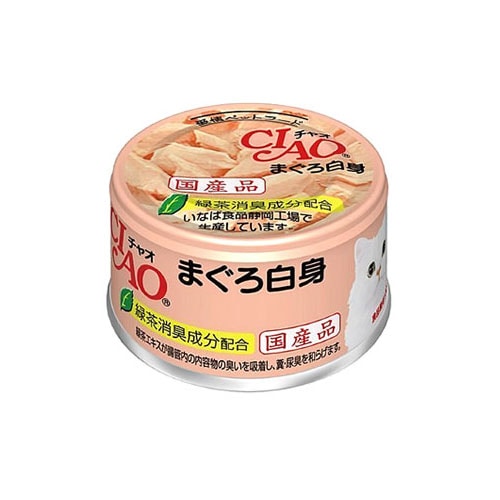 いなばペットフード　CIAO　チャオ　ホワイティ　まぐろ白身　(85g)　キャットフード　猫缶