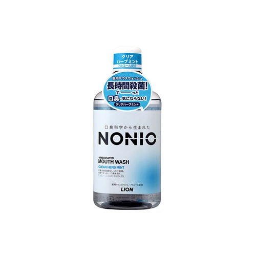 ライオン NONIO ノニオ マウスウォッシュ クリアハーブミント (600mL) 薬用マウスウォッシュ 洗口液 【医薬部外品】