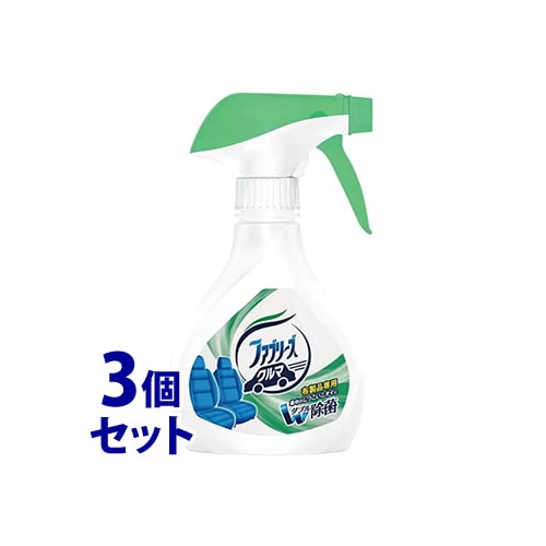 《セット販売》 P&G クルマ用 ファブリーズ 除菌 香りが残らないタイプ (210mL)×3個セット 車用消臭剤 消臭スプレー 【P&G】