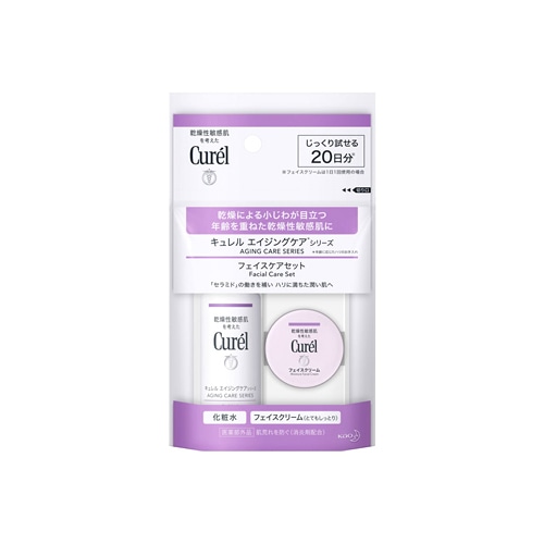 花王 キュレル エイジングケアシリーズ ミニセット (1セット) 化粧水 フェイスクリーム curel　【医薬部外品】