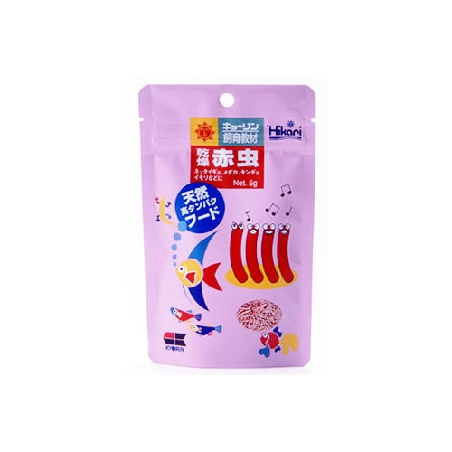 キョーリン　ひかり　教材　乾燥赤虫　(5g)　飼育教材　熱帯魚　金魚　メダカ　イモリ　エサ